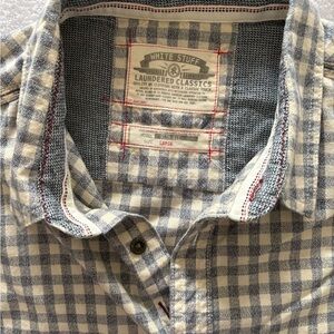 Men's Blue Checkered Shirt